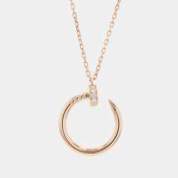 مملوكة مسبقًا قلادة كارتييه جوست أون كلَو عيار 18 ذهب وردي وألماس