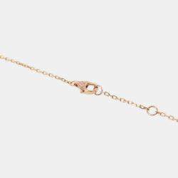 مملوكة مسبقًا قلادة كارتييه جوست أون كلَو عيار 18 ذهب وردي وألماس