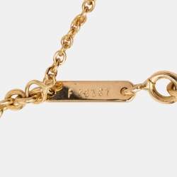 Pre Owned قلادة كارتييه ترينيتي سلسلة ذهب وردي وأبيض وأصفر عيار 18