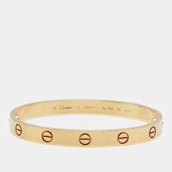 مملوكة مسبقًا Cartier Love 18k Yellow Gold Classic Model Bracelet 18