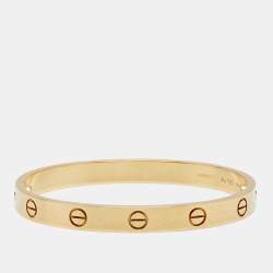 مملوكة مسبقًا Cartier Love 18k Yellow Gold Classic Model Bracelet 18
