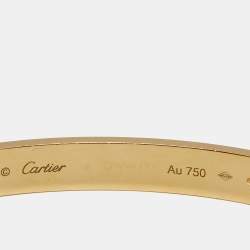 مملوكة مسبقًا Cartier Love 18k Yellow Gold Classic Model Bracelet 18