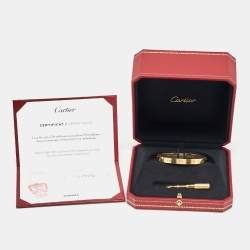 مملوكة مسبقًا Cartier Love 18k Yellow Gold Classic Model Bracelet 18