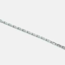 Pre Owned Cartier Love Diamonds 18k White Gold Necklace