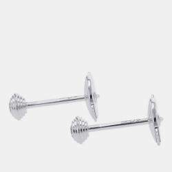مملوكة مسبقًا Cartier D'amour XS 18K White Gold Earrings 