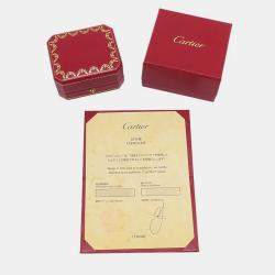 مملوكة مسبقًا Cartier D'amour XS 18K White Gold Earrings 