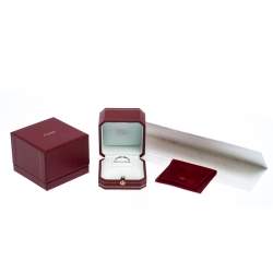 Pre Owned خاتم زفاف كارتييه ترينيتي حلقة ذهب ثلاثي اللون عيار 18 مقاس 63