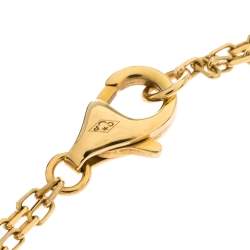 مملوكة مسبقًا Cartier Love Diamond 18K Yellow Gold Chain Bracelet