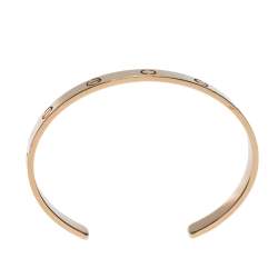 مملوكة مسبقًا Cartier Love 18K Rose Gold Open Cuff Bracelet 19