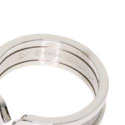 مملوكة مسبقًا Cartier Double C de Cartier 18K White Gold Ring Size 53