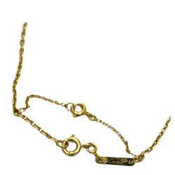 Pre Owned Cartier C de Cartier 18K Yellow Gold Pendant Necklace