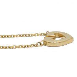 Pre Owned Cartier C de Cartier 18K Yellow Gold Pendant Necklace
