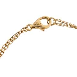 مملوكة مسبقًا Cartier Love Diamond 18K Yellow Gold Chain Bracelet