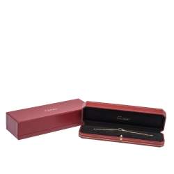 Pre Owned Cartier Love Interlocking 2 Hoops 18K Yellow Gold Bracelet