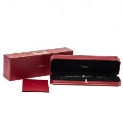 مملوكة مسبقًا سوار كارتييه أموليت دو كارتييه ألماس ولازوردي لازولي أصفر ذهبي