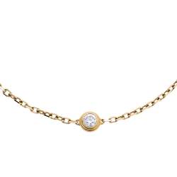 Pre Owned Cartier Diamants Légers de Cartier Diamond 18K Yellow Gold Bracelet