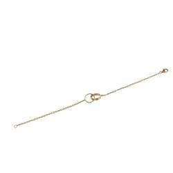 مملوكة مسبقًا Cartier Love Interlocking Screw Motif 18K Yellow Gold Bracelet