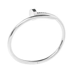 مملوكة مسبقًا Cartier Juste Un Clou 18K White Gold Bracelet 16