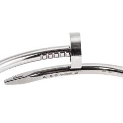 مملوكة مسبقًا Cartier Juste Un Clou 18K White Gold Bracelet 16