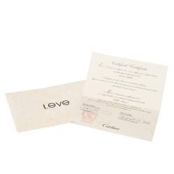 Pre Owned Cartier Love 18K Yellow Gold Wedding Band Ring 59