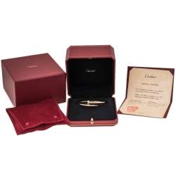 Cartier Juste un Clou 18K Rose Gold Bracelet 18