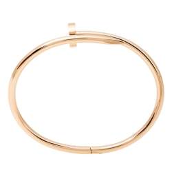 Pre Owned Cartier Juste un Clou 18K Rose Gold Bracelet 18