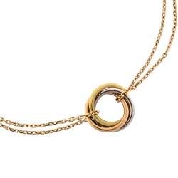 Pre Owned Cartier Trinity 18K Three Tone Gold Bracelet