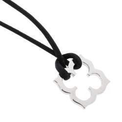 Pre Owned Cartier Trèfle Gothique 18K White Gold Pendant 