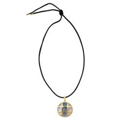 Pre Owned Cartier Pasha de Cartier Mother of Pearl 18K Yellow Gold Pendant 