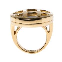 مملوكة مسبقًا خاتم كوكتيل كارتييه باشا دي كارتييه صدف ذهب أصفر عيار 18 دائرة مقاس 53