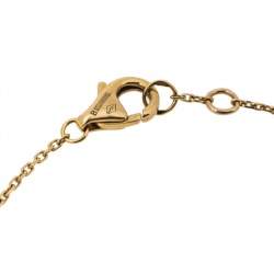 Pre Owned Cartier Amulette de Cartier Lapis Lazuli Diamond 18K Yellow Gold Bracelet