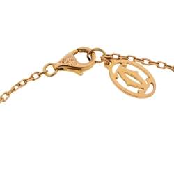 مملوكة مسبقًا Cartier Diamants Legers De Cartier Diamond 18K Rose Gold Bracelet SM