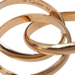 Pre Owned خاتم كارتييه "ترينيتي" ذهب وردي عيار 18 مقاس 64