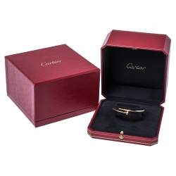 Pre Owned Cartier Juste Un Clou 18K Yellow Gold Bracelet SM