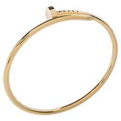 Pre Owned Cartier Juste Un Clou 18K Yellow Gold Bracelet SM