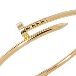 Pre Owned Cartier Juste Un Clou 18K Yellow Gold Bracelet SM