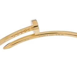 Pre Owned Cartier Juste Un Clou 18K Yellow Gold Bracelet SM