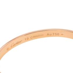 مملوكة مسبقًا سوار كارتييه لوف سوار مفتوح ذهب وردي عيار 18 19