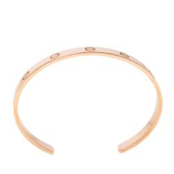 مملوكة مسبقًا سوار كارتييه لوف سوار مفتوح ذهب وردي عيار 18 19