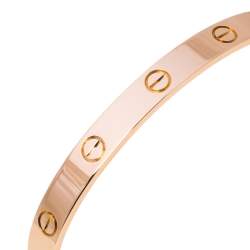 مملوكة مسبقًا سوار كارتييه لوف سوار مفتوح ذهب وردي عيار 18 19