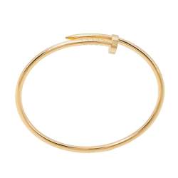 Pre Owned Cartier Juste Un Clou 18K Yellow Gold Bracelet 15