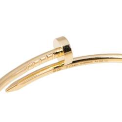 Pre Owned Cartier Juste Un Clou 18K Yellow Gold Bracelet 15