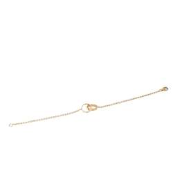 مملوكة مسبقًا Cartier Love Interlocking Screw Motif 18K Yellow Gold Bracelet