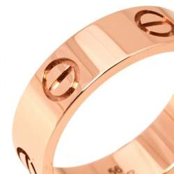 Pre Owned خاتم كارتييه لوف ذهب وردي عيار 18 مقاس 56
