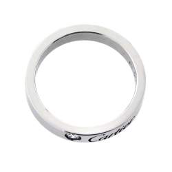 مملوكة مسبقًا خاتم زفاف كارتييه سي دي كارتييه ألماس بلاتين مقاس 46