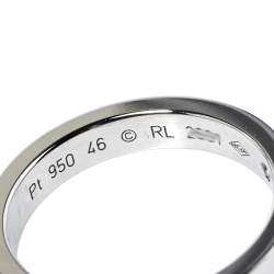 مملوكة مسبقًا خاتم زفاف كارتييه سي دي كارتييه ألماس بلاتين مقاس 46