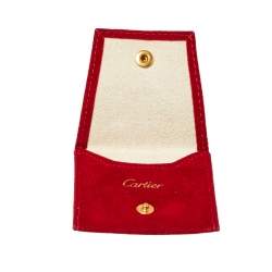 Pre Owned Cartier Love Interlocking Screw Motif 18K Yellow Gold Bracelet