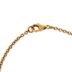 Pre Owned Cartier Love Interlocking Screw Motif 18K Yellow Gold Bracelet