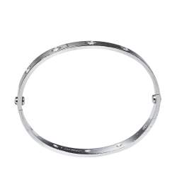 Pre Owned Cartier Love 10 Diamonds 18K White Gold Bracelet 18