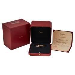 Pre Owned Cartier Juste Un Clou 18K Rose Gold Bracelet SM 17